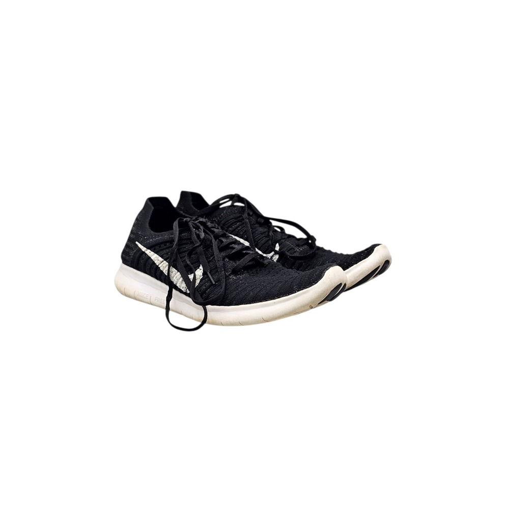 Nike Men's Size 8 US EUC Free RN Flyknit Black Running Sneakers Shoes 831069-001